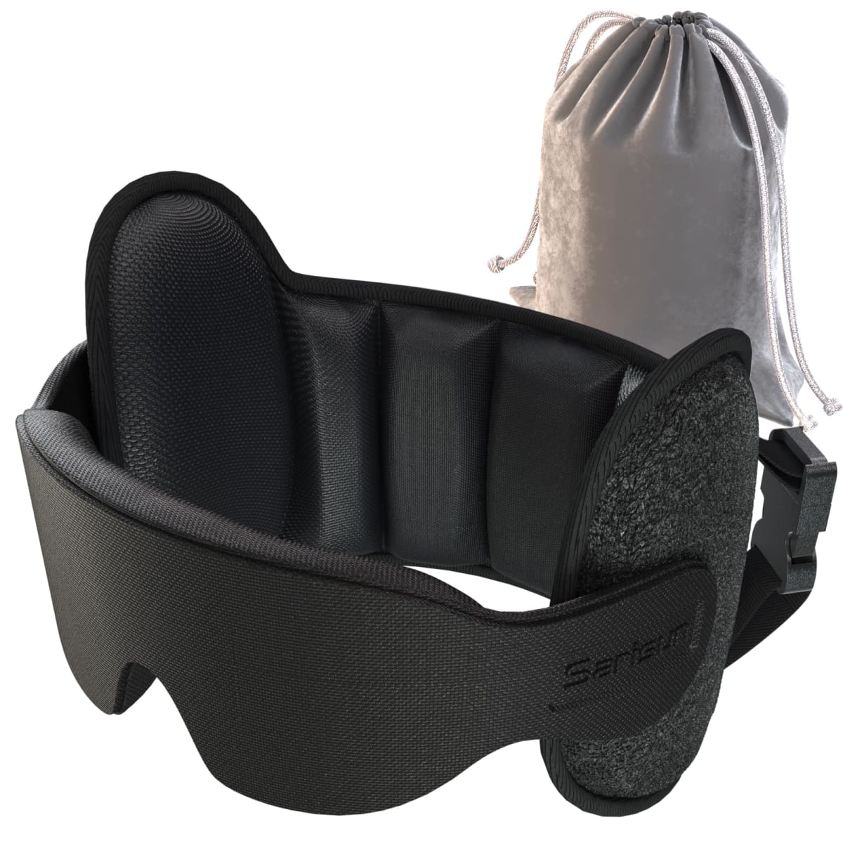 SARISUN Airplane Travel Pillow for Different Heights, Stable Head Support