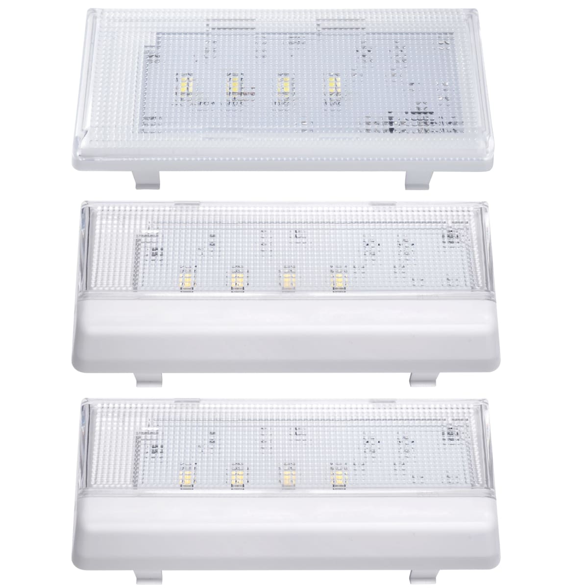 Refrigerator Lighting Set - 1 Pack W10515058 and 2 Pack W10515057 Refrigerator LED Light Fit for Whirl-Pool Refrigerators, Replace 3021142 3021141 AP6022534 AP6022533 PS11755867 PS11755866