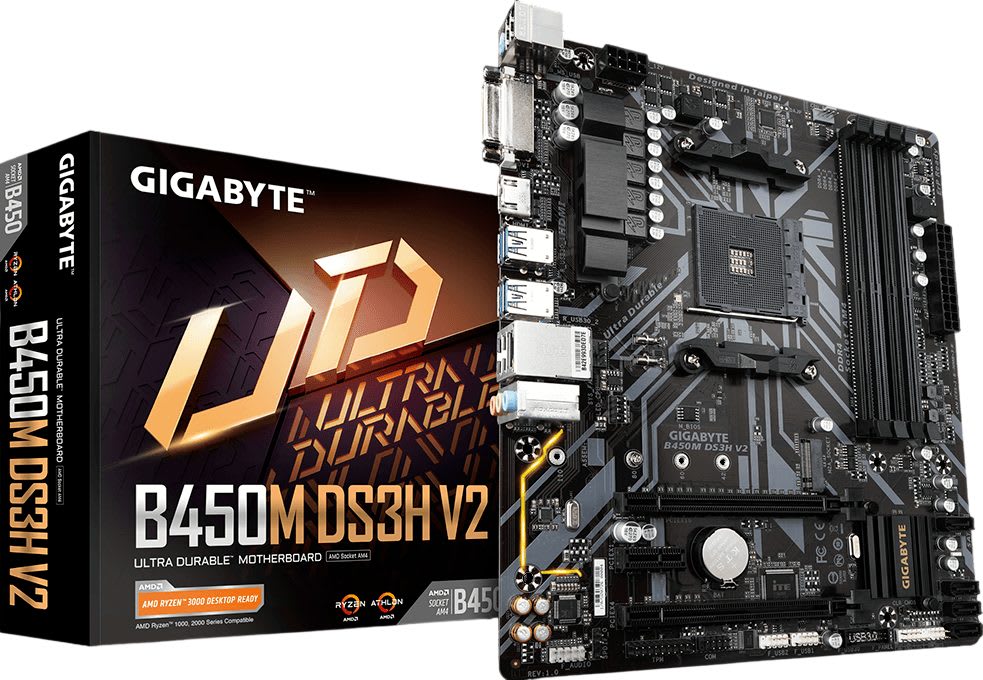 Miniatura de Gigabyte B450M DS3H WIFI V2 (Rev. 1.01)