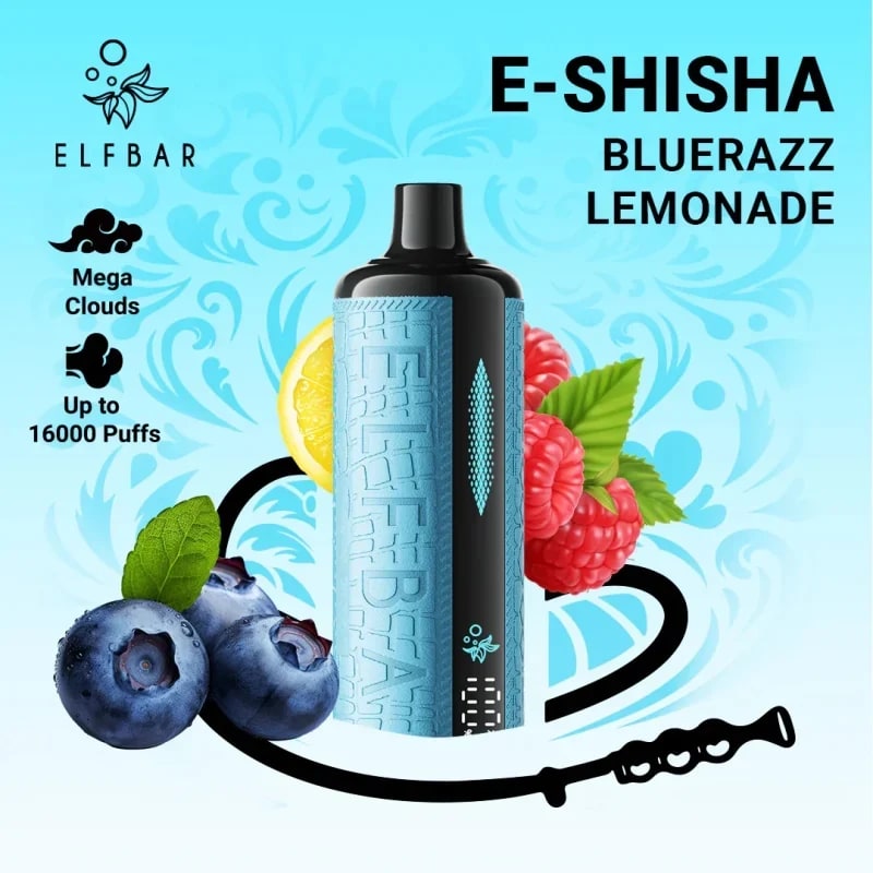 Blue Razz Lemonade E-Shisha liquor by Elf Bar - Drinks Vine in Kenya