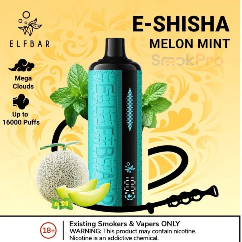 Melon Mint E-Shisha liquor by Elf Bar - Drinks Vine in Kenya