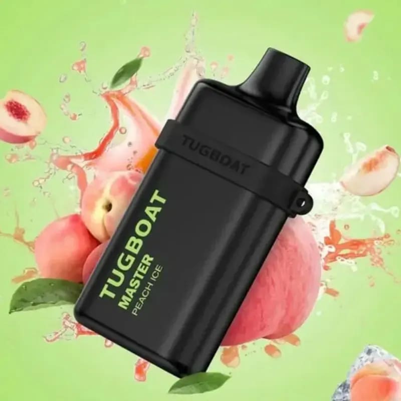 Peach Ice Tugboat Master 10,000 Puffs liquor - Drinks Vine in Kenya