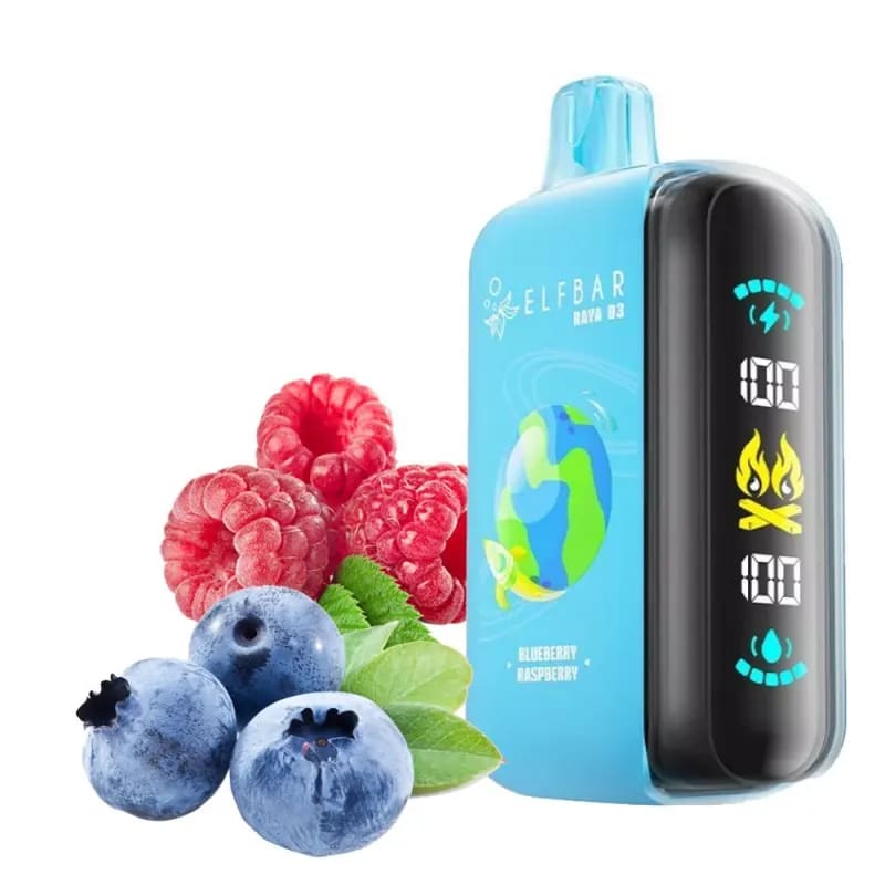 Elf Bar Blueberry Raspberry Raya D3 liquor - Drinks Vine in Kenya