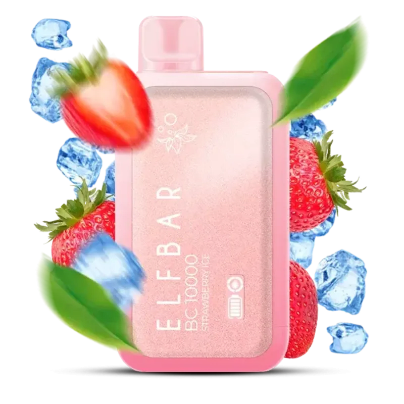 Elf Bar Strawberry Ice BC10000 liquor - Drinks Vine in Kenya