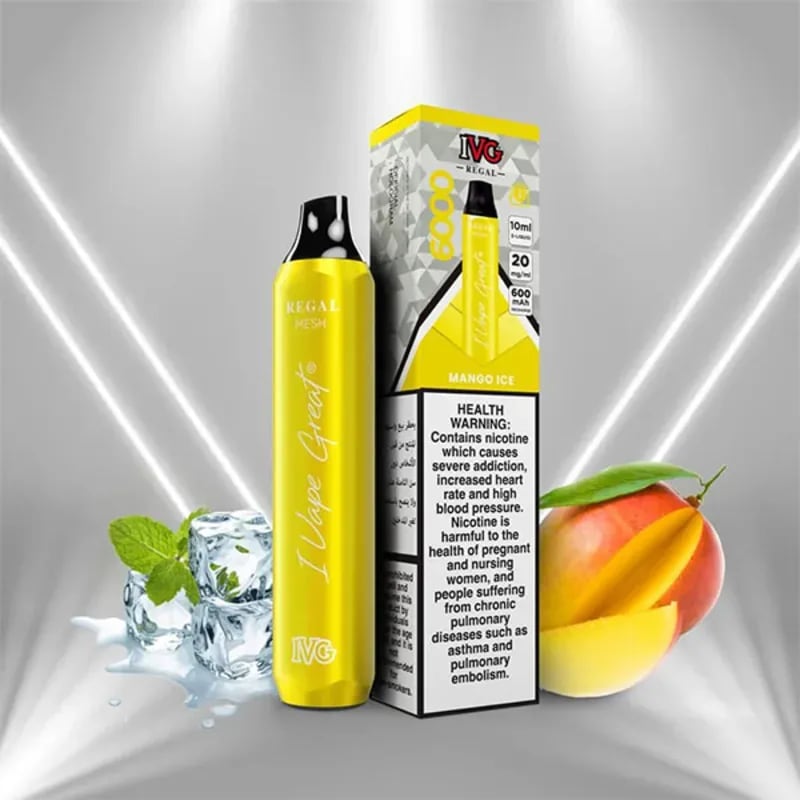 IVG Regal Mango Ice 6000 liquor by  IVG Regal  - Drinks Vine in Kenya