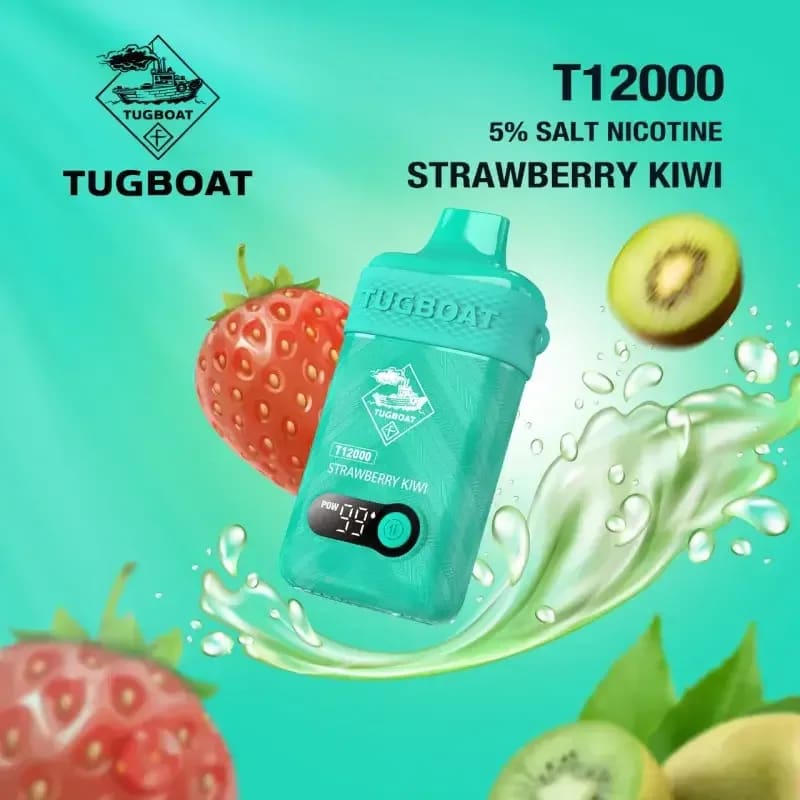 Tugboat T12000 Strawberry Kiwi liquor - Drinks Vine in Kenya