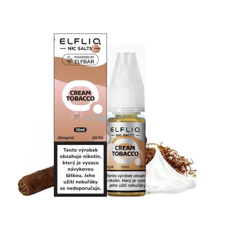 ELFBAR ELFLIQ Cream Tobacco liquor by Elf Bar - Drinks Vine in Kenya
