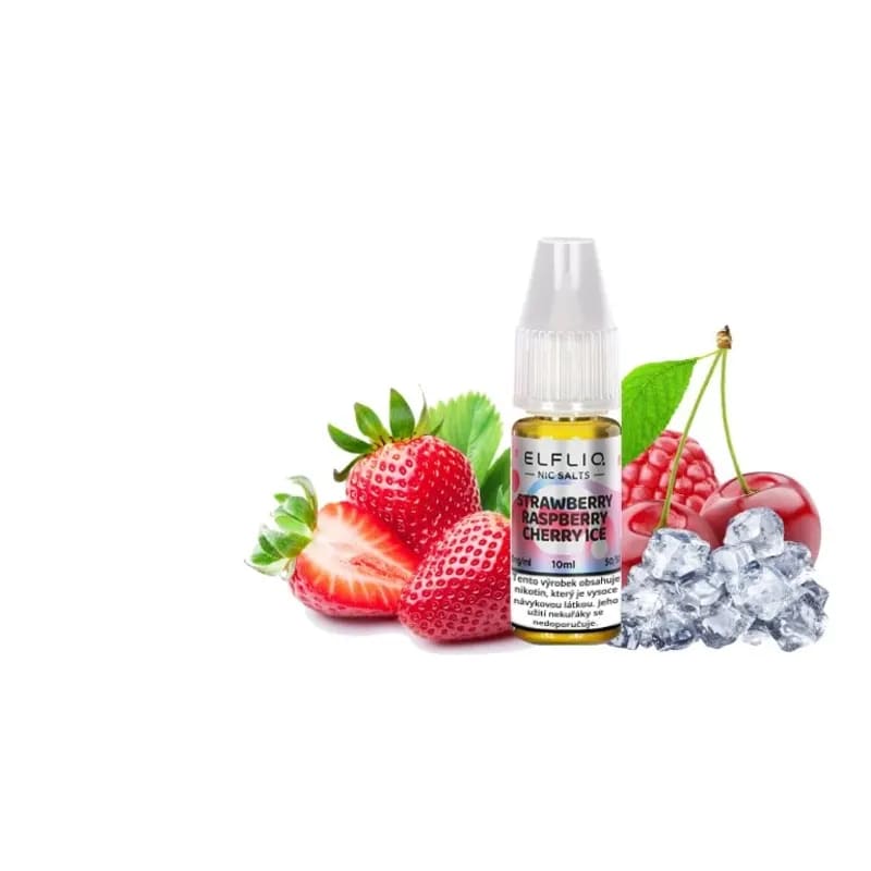 ELFBAR ELFLIQ Strawberry Raspberry Cherry Ice liquor by Elf Bar - Drinks Vine in Kenya