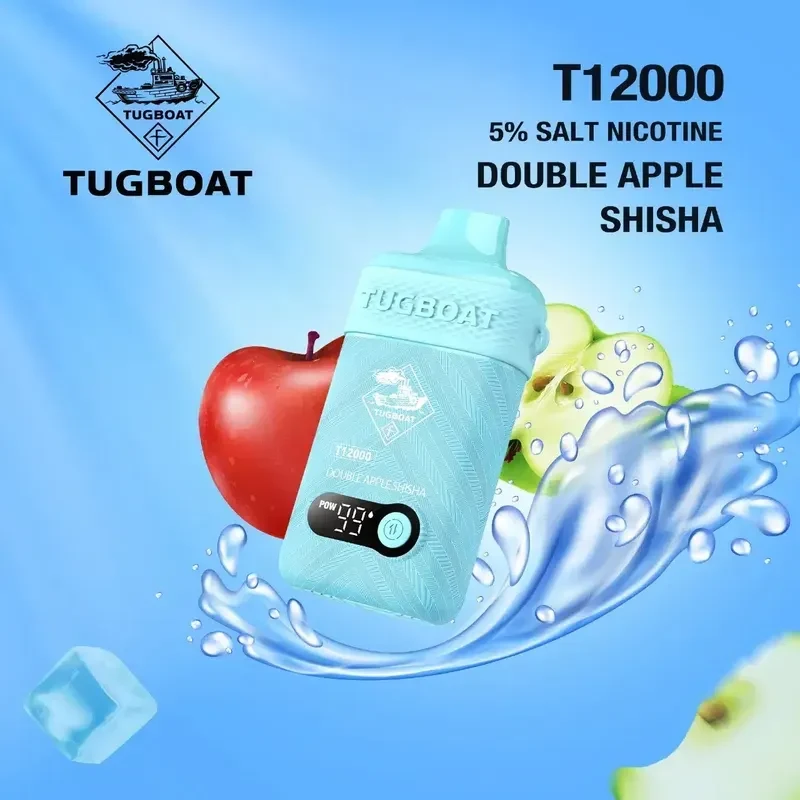 Tugboat T12000 Double Apple Shisha