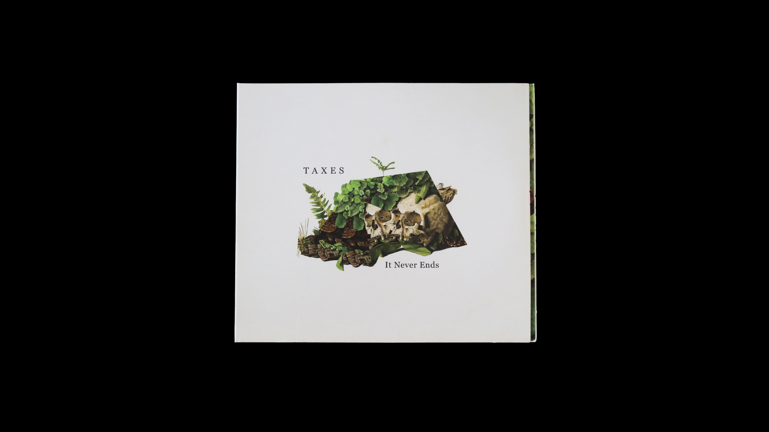 Standard top down shot of the CD cover directly centered.