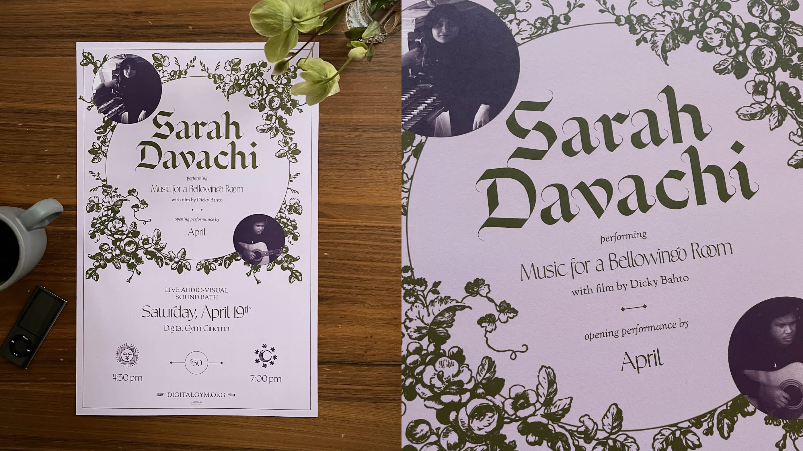 select scans of a wire-o bound process book for Primitiv Text, showing different spreads in gif form