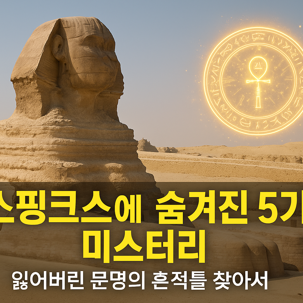 스핑크스에 숨겨진 5가지 미스터리: 잃어버린 문명의 흔적을 찾아서 스핑크스에 숨겨진 5가지 미스터리와 잃어버린 문명의 흔적