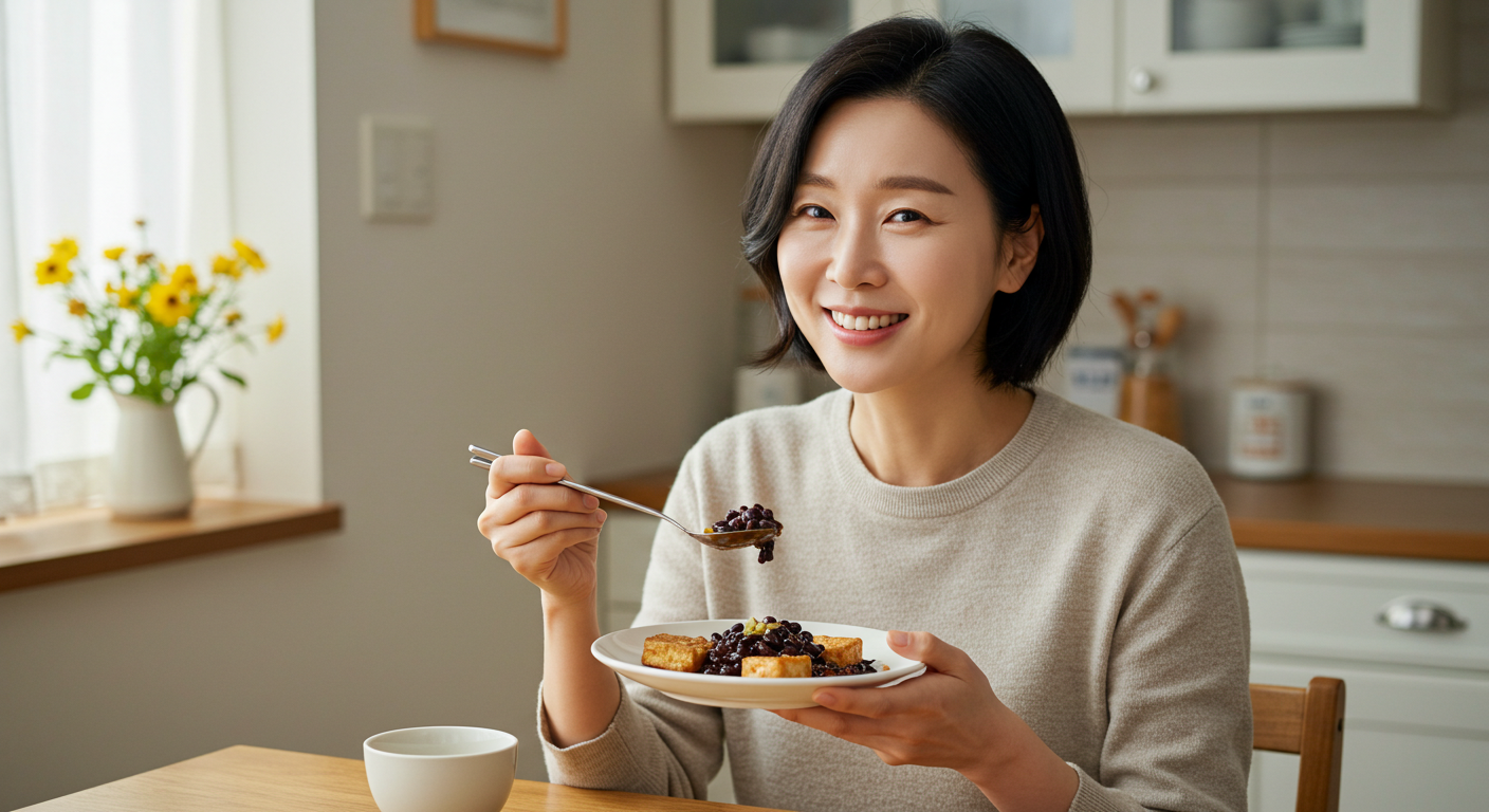 두피 앰플부터 올바른 식습관까지: 건강한 모발의 뿌리를 만드는 완벽한 두피 관리법 검은콩과 두부를 함께 먹으며 모발 뿌리 건강을 지키는 올바른 식습관