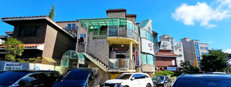 옛가칼국수 외관, 수유역 근처 30년 전통 황태칼국수 전문 노포 맛집