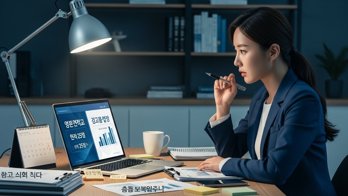 30대 여성이 노트북으로 공공분양과 민영주택 청약 전략을 비교 분석하며 계획을 세우는 모습