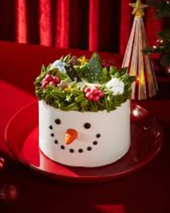 스타벅스 조선델리 스노우맨 케이크 2025년 크리스마스 조선호텔 협업 눈사람 홀케이크 프리미엄