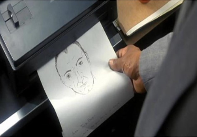 유주얼 서스펙트 결말 장면 - 카이저 소제 정체 버벌 킨트 몽타주 팩스로 도착