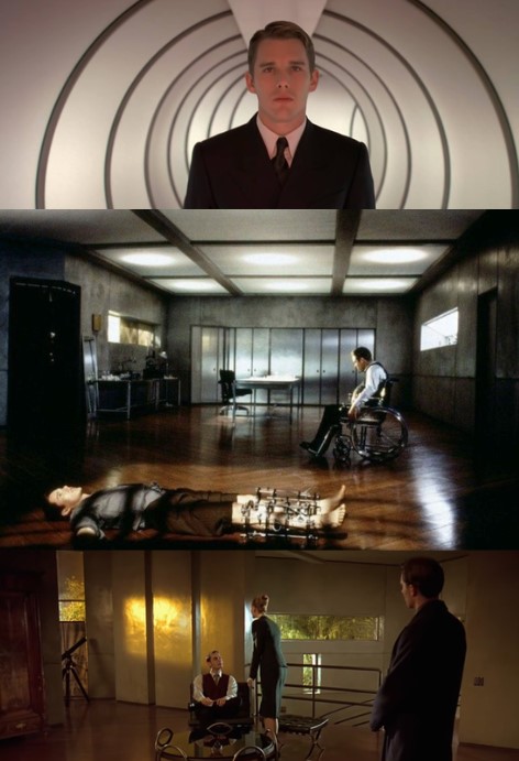 영화 가타카 스틸컷 유전자 계급 사회 속에서 운명과 선택을 보여주는 결말 장면