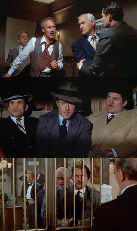 스팅 1973 사기 작전 장면 스틸컷 — 폴 뉴먼 곤도프 긴장감 넘치는 명장면 모음