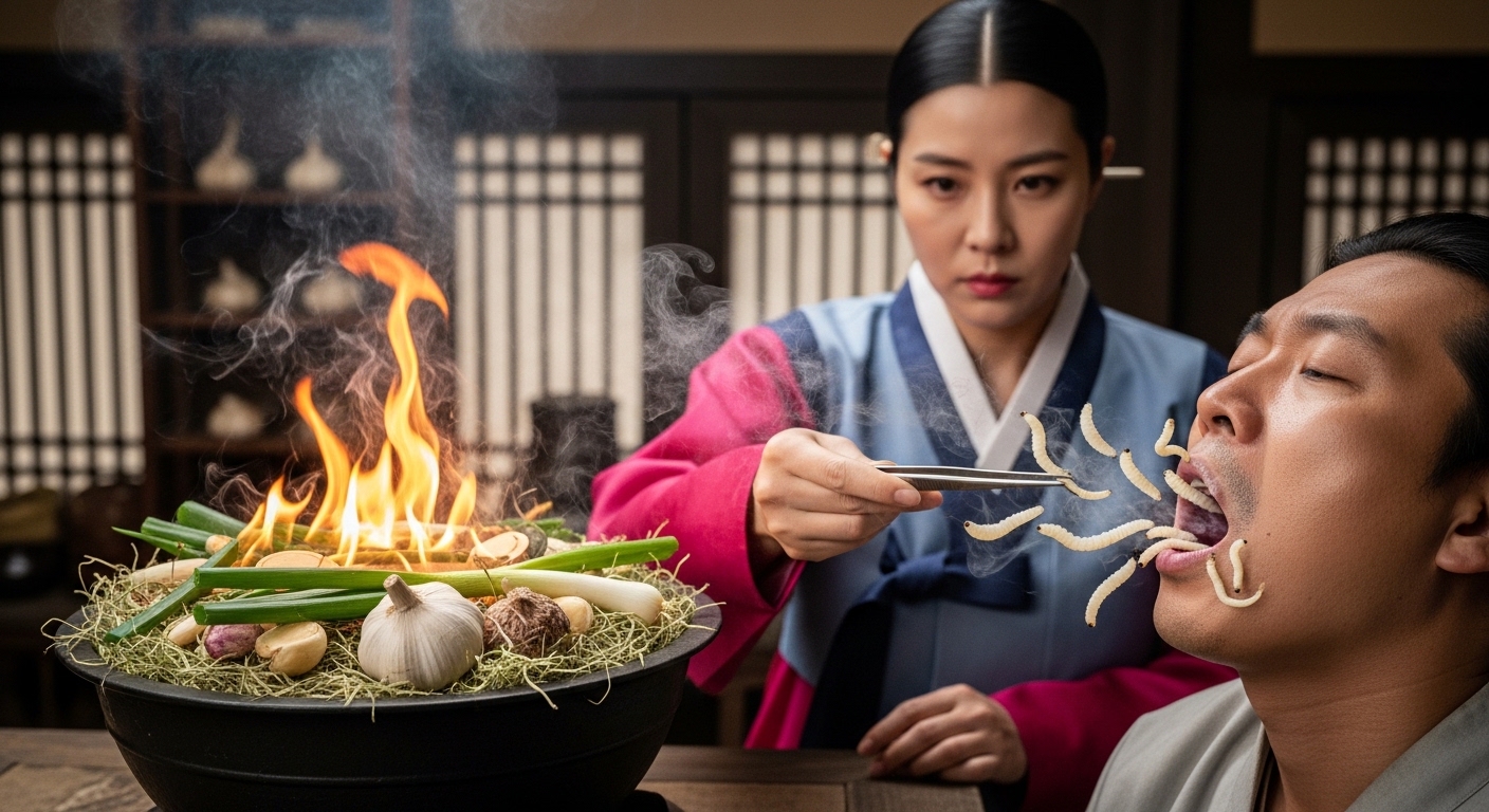 조선시대 치충 동의보감 파 마늘 연기 치아 벌레 제거 의녀 민간 의술 기록 미스터리