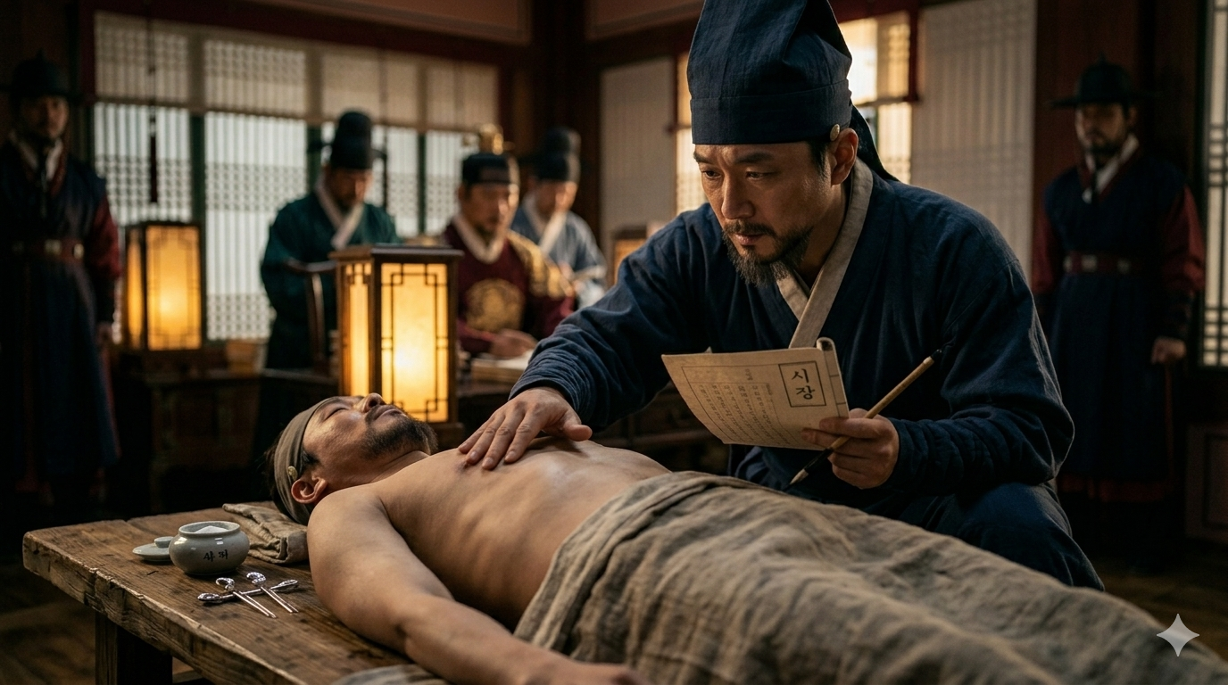 조선 비침습 검시 한계 - 유교 부검 불가 시신 외부 관찰 조선 법의학 정신 무원록