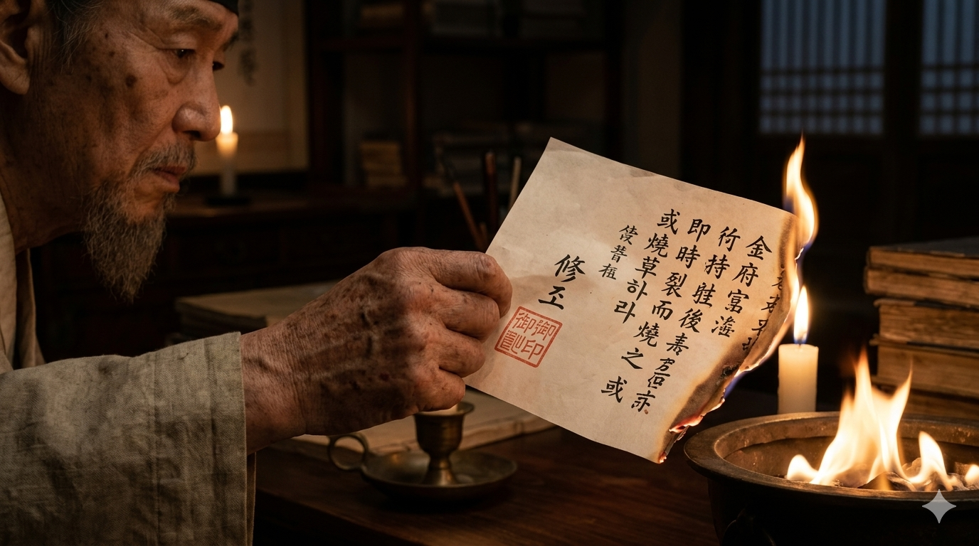 정조 심환지 비밀편지 세초 불태우라 어찰첩 보물 제1923호 조선왕조