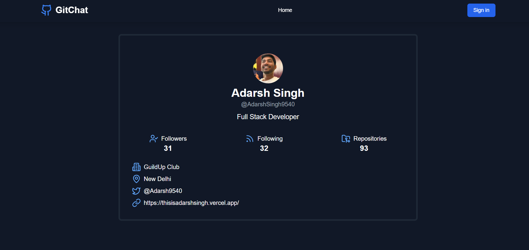 Adarsh Singh - Software Engineer