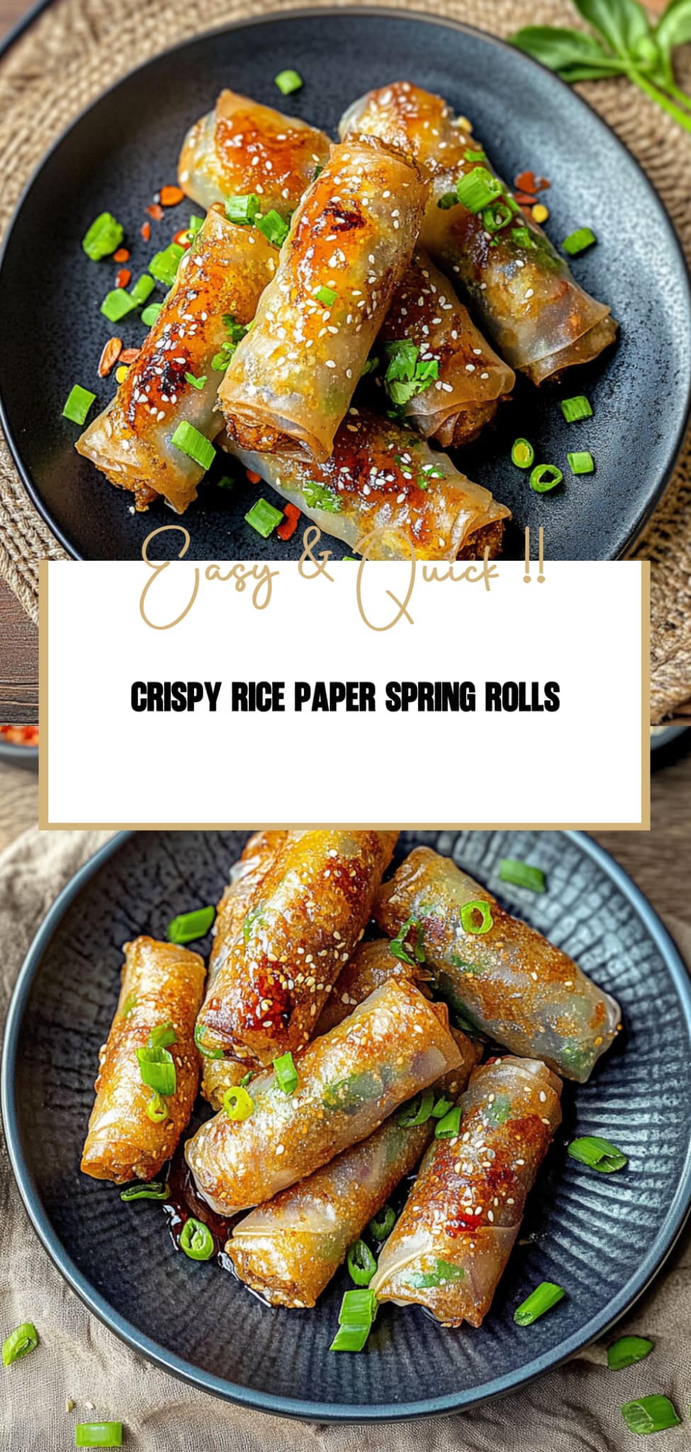Crispy Rice Paper Spring Rolls: A Delightful Crunch – Recipes Wave