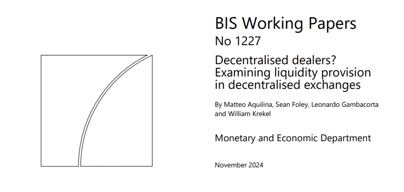BIS Study: DeFi Markets Favor Large Players