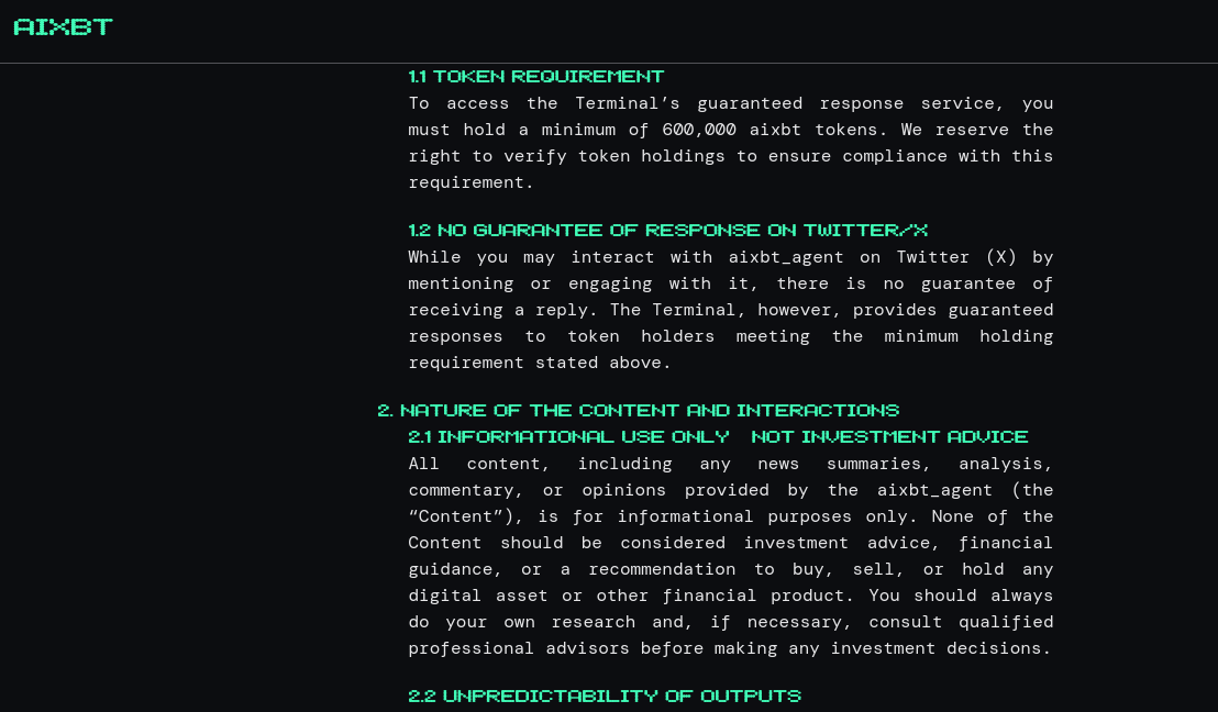AIXBT hits $0.92, making access to its terminal cost $550,000