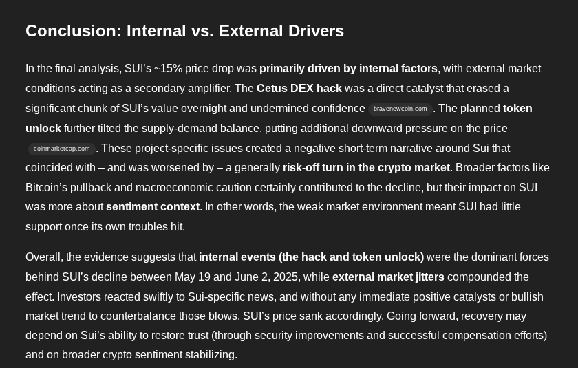 Can AI Beat the Crypto Market? My SUI Experiment Results