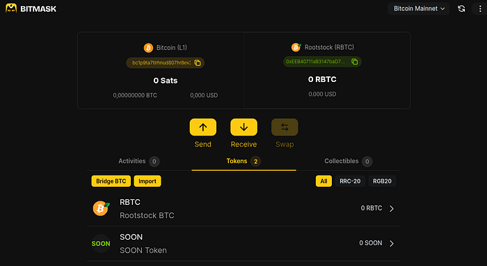 没有闪电网络的 Bitmask