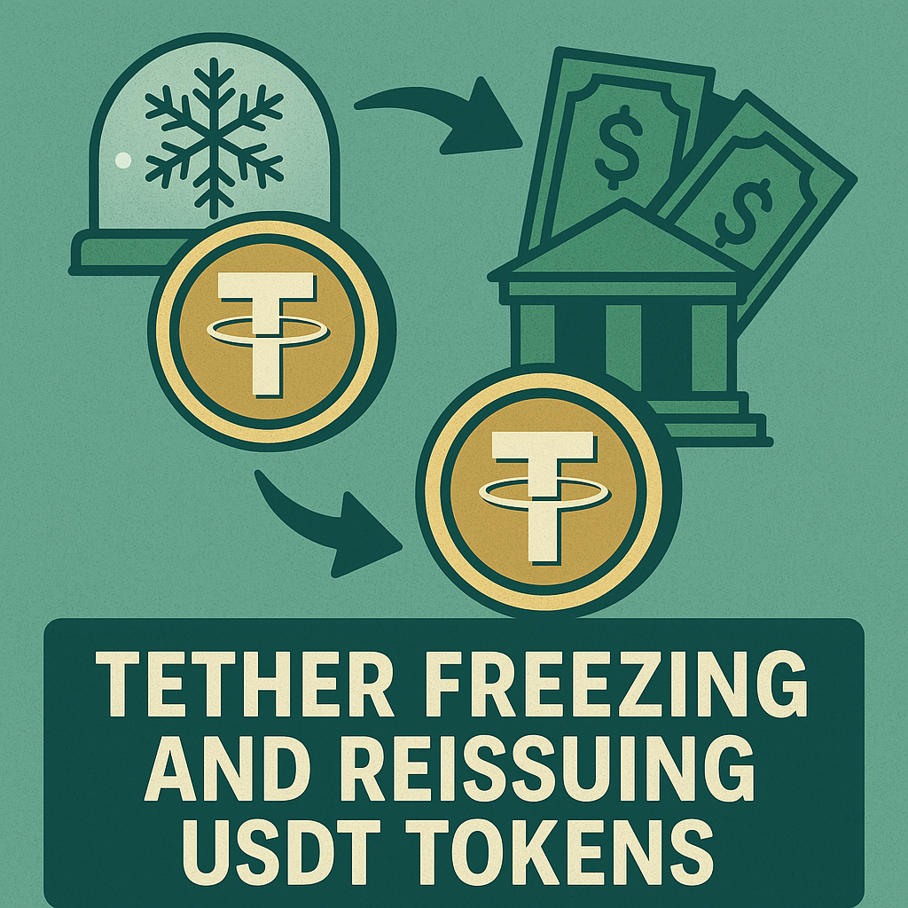 Tether 冻结和重新发行 USDT 代币