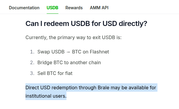 在你持有 USDB 之前：更深入审视其担保与赎回机制