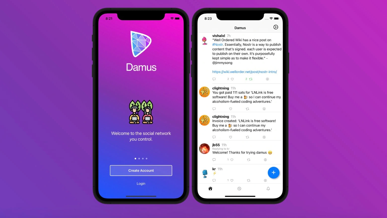 Damus iOS 앱