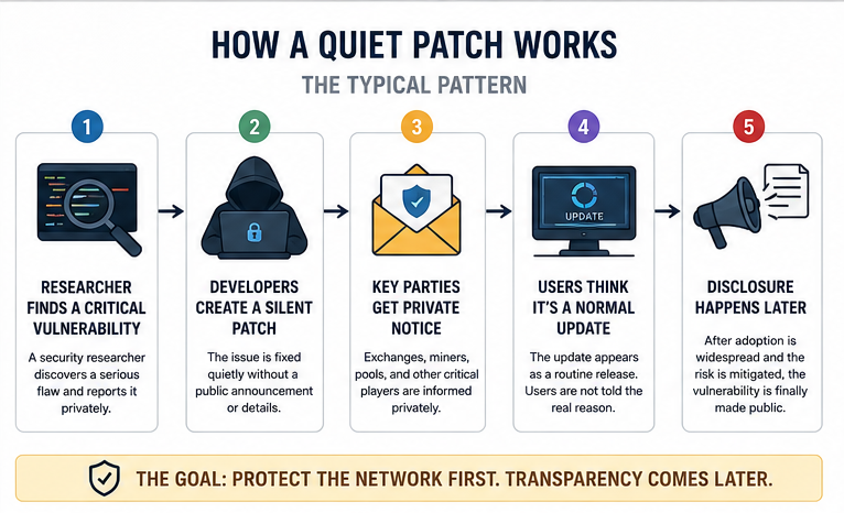 How a quiet patch works