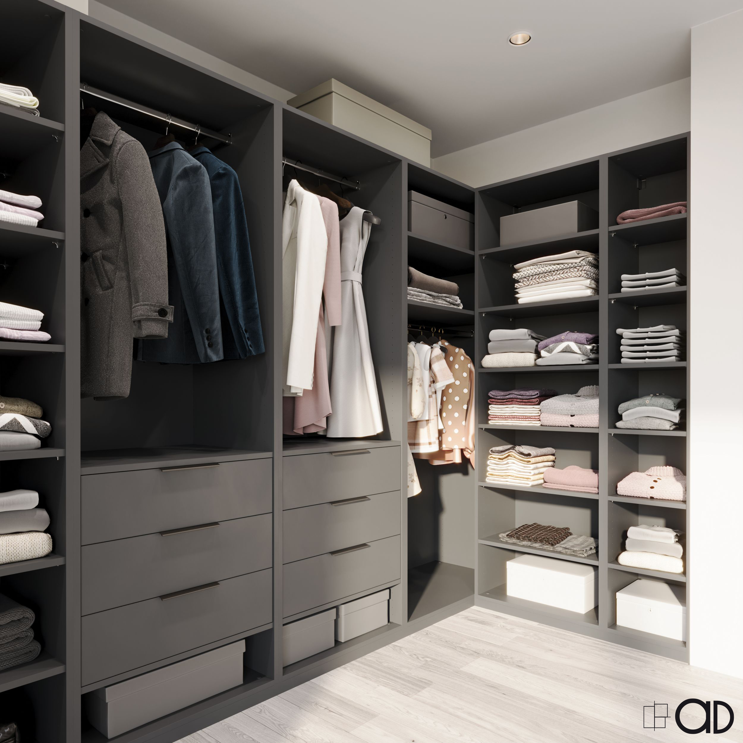 Dressing sur mesure Cuizineo organisation intérieure