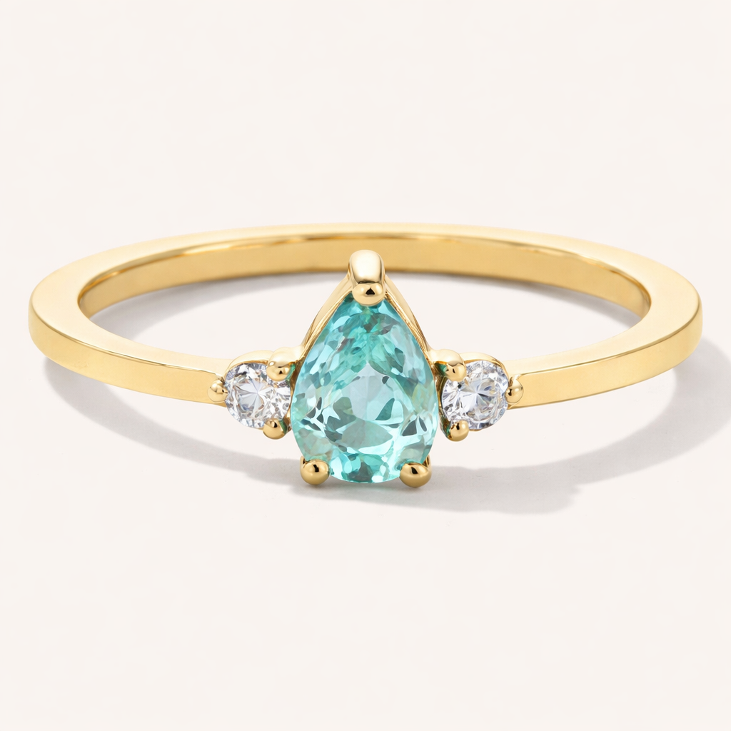 Anel com Turmalina Paraíba