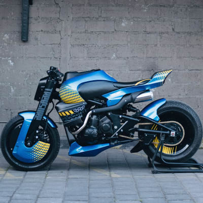 Kawasaki Cyberpunk 650CC Blue for rent in Canggu Bali gallery thumbnail 8