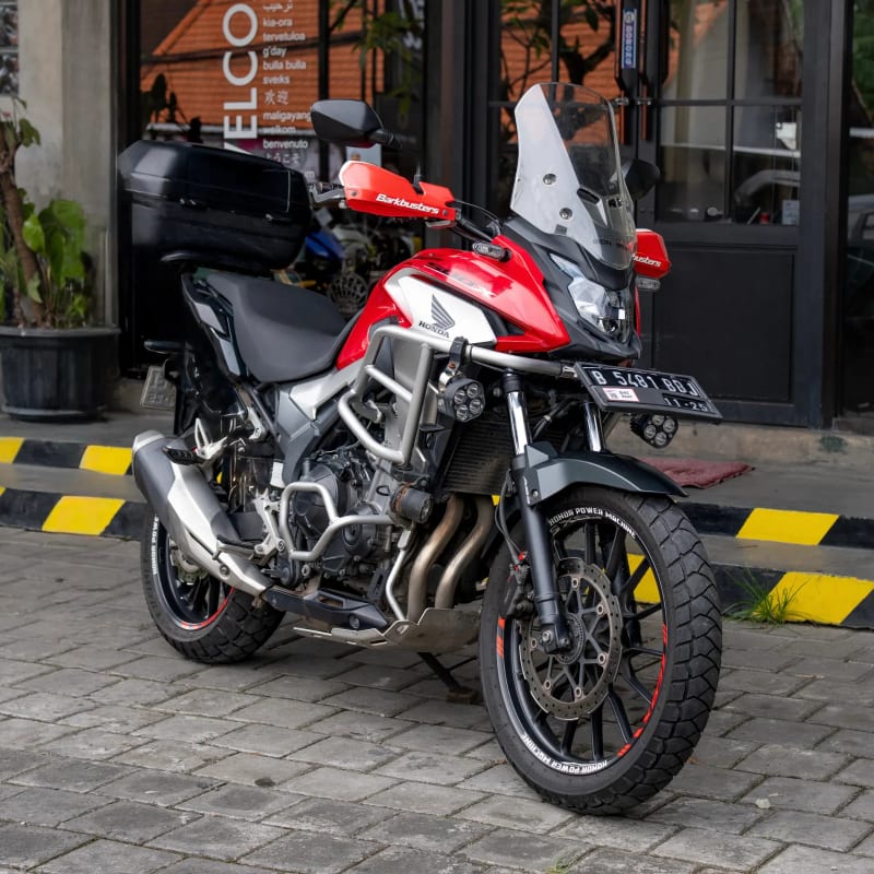 Honda CB500X Red for rent in Canggu Bali photo 9