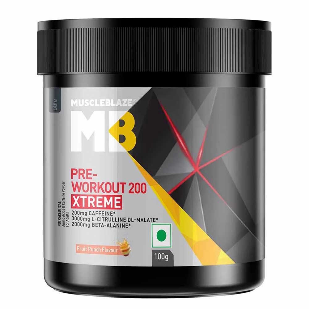 MuscleBlaze PRE Workout 200 Xtreme Price in Nepal | 200mg Caffeine