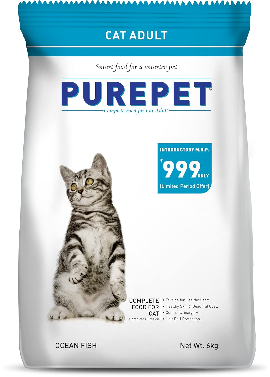 Purepet Adult Dry Cat Food 6kg | Joint & Bone Support | Price in Nepal