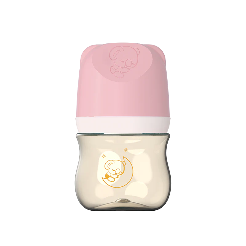 Aiwibi Tritan Shatter-Resist Lightweight Baby Bottle – 120 ml, Pink