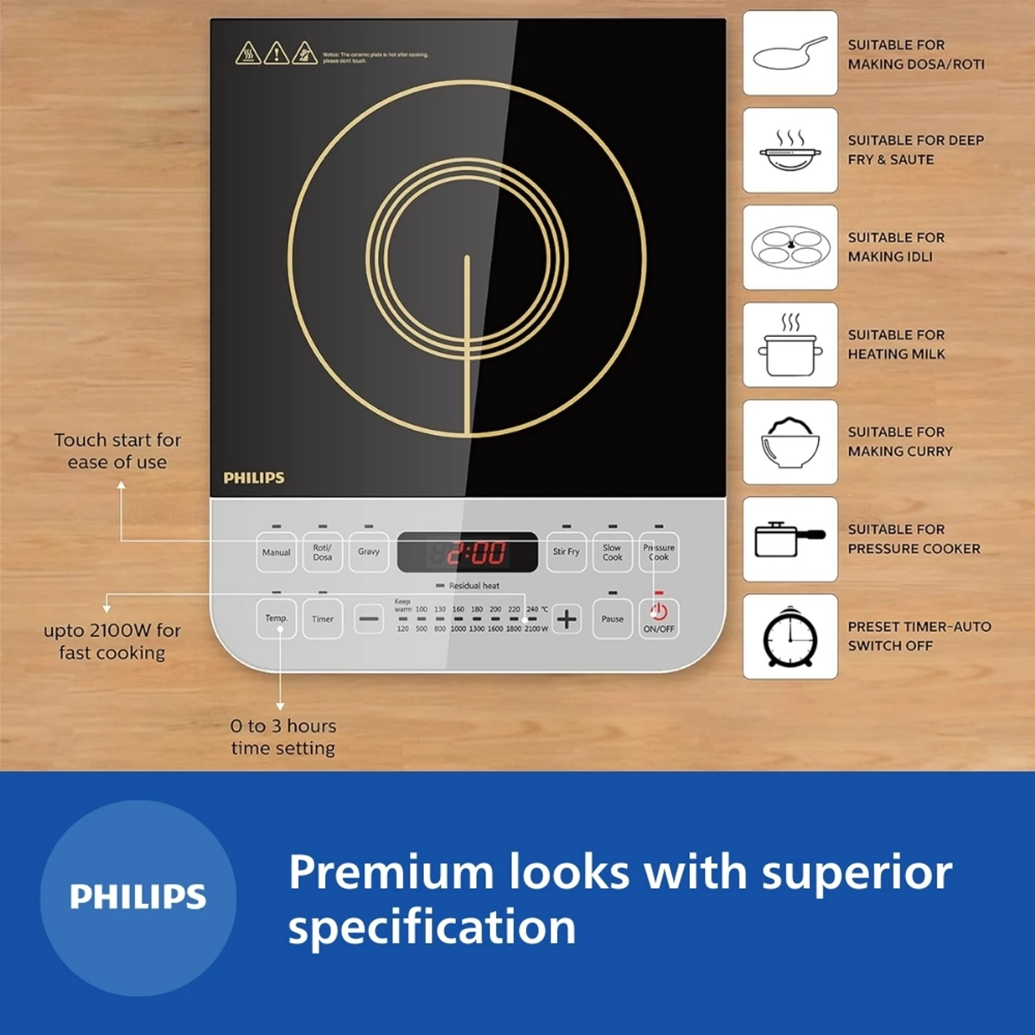 Philips Induction Cooktop Price in Nepal-1