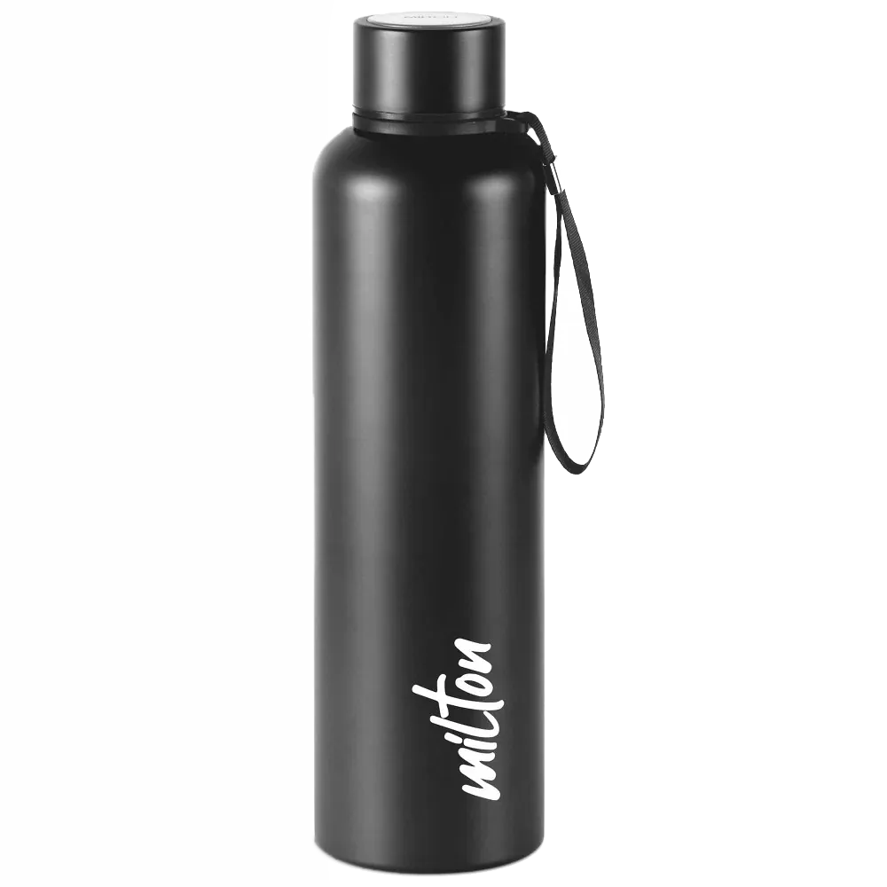 Milton Aura 1000 Thermosteel Bottle | 1000ml | Black | Price in Nepal