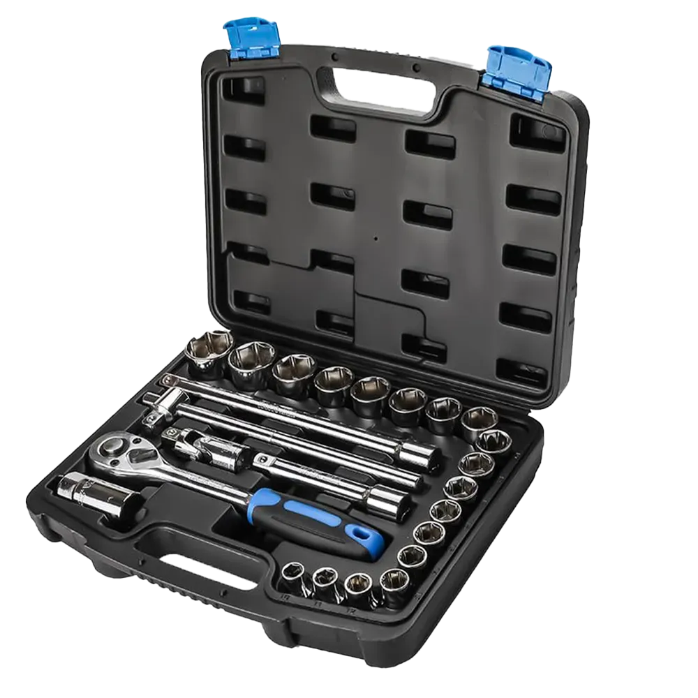 Ratchet Socket Set | TATA Agrico 24-Piece 1/2" Chrome Vanadium Steel
