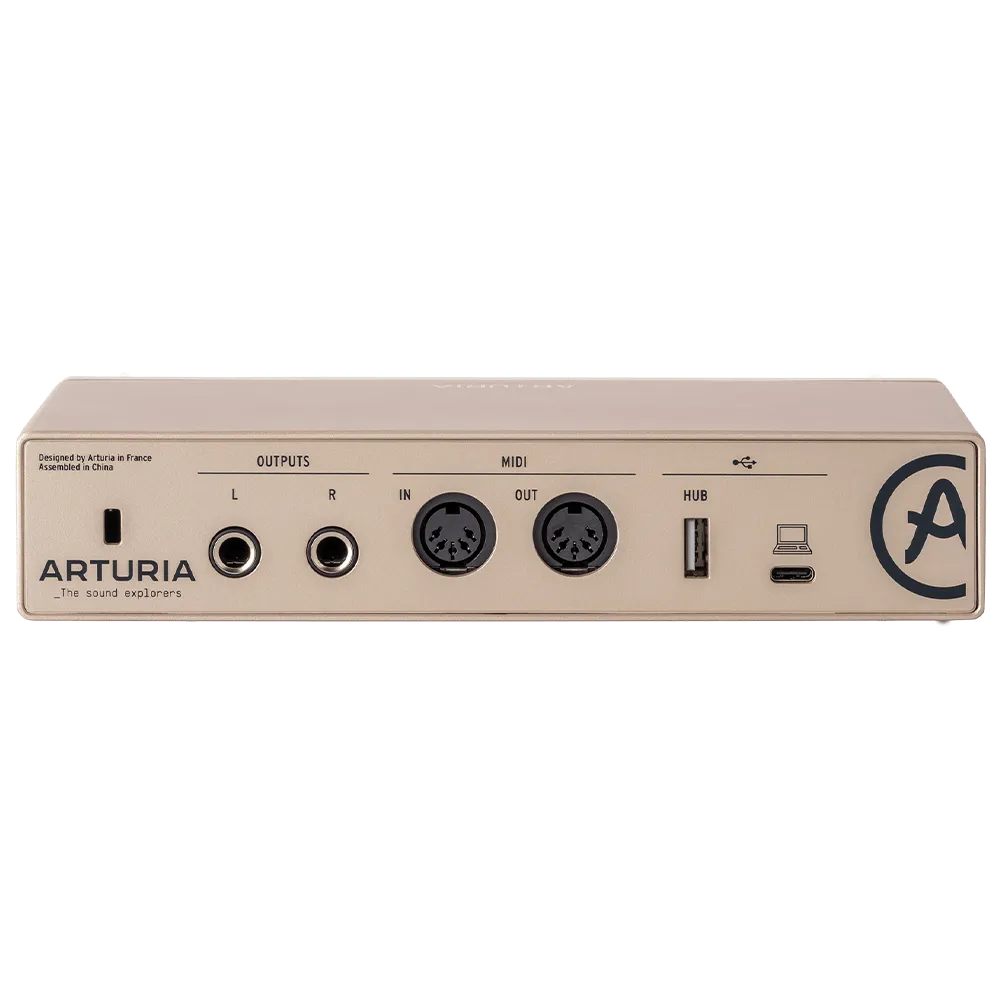 Arturia MiniFuse 2 Champagne Audio Interface | 2-In/2-Out USB-C