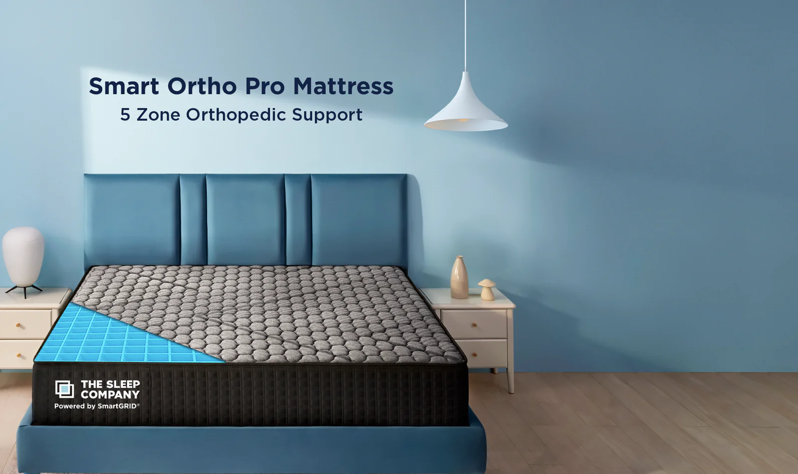 The Sleep Company Smart Ortho Pro Mattress | 5-Zone Back Support