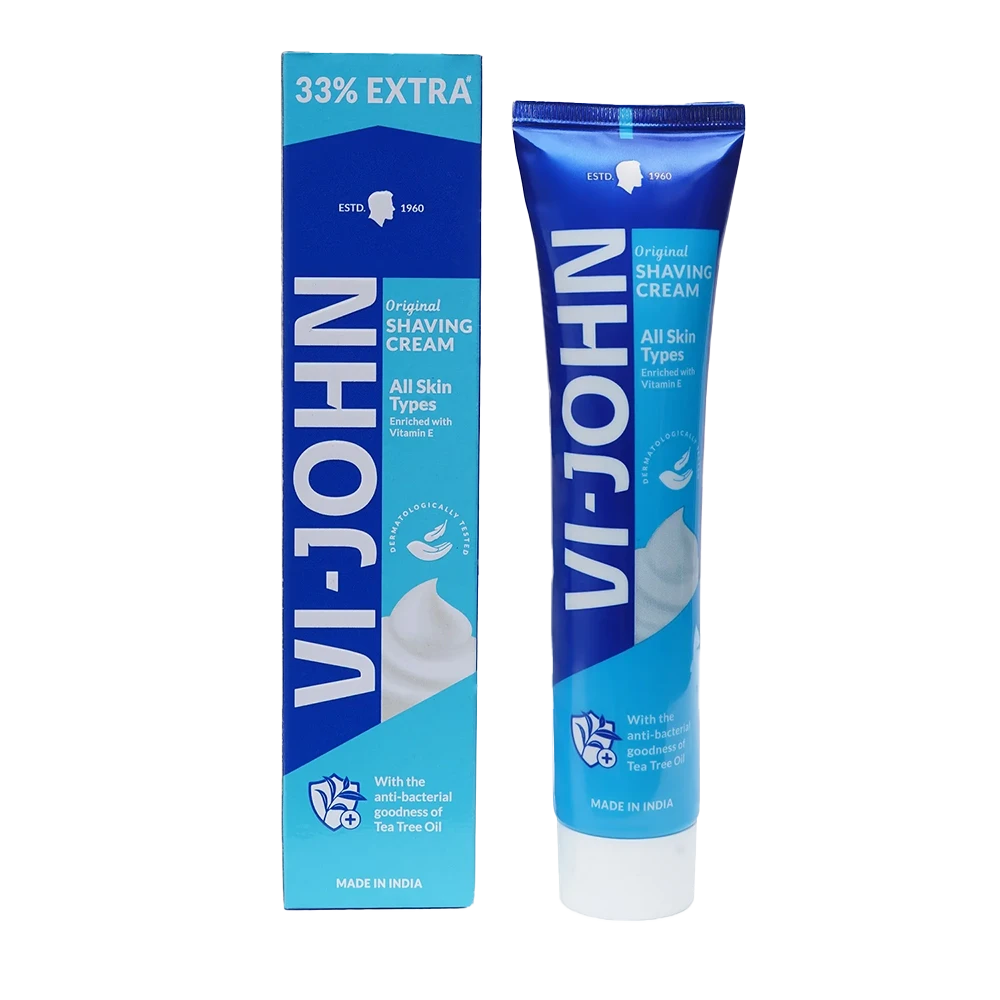VI-JOHN Shaving Cream Price in Nepal | Smooth Shave | All Skin Types