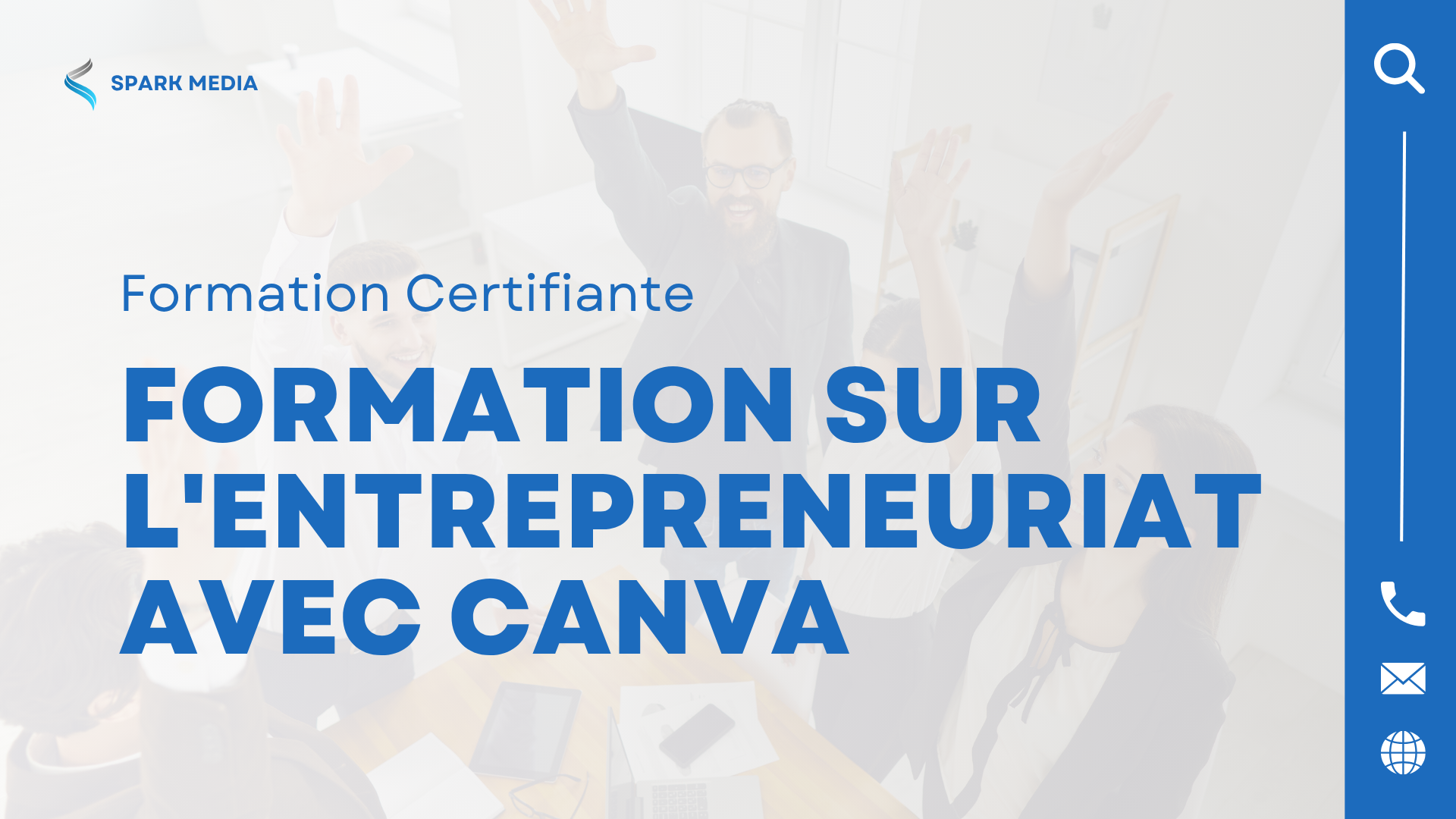 Formation sur l'Entrepreneuriat avec Canva